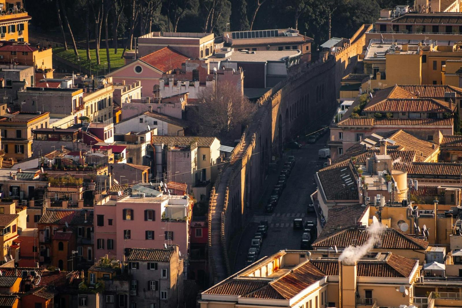 Luftfoto af Castel Sant'Angelo