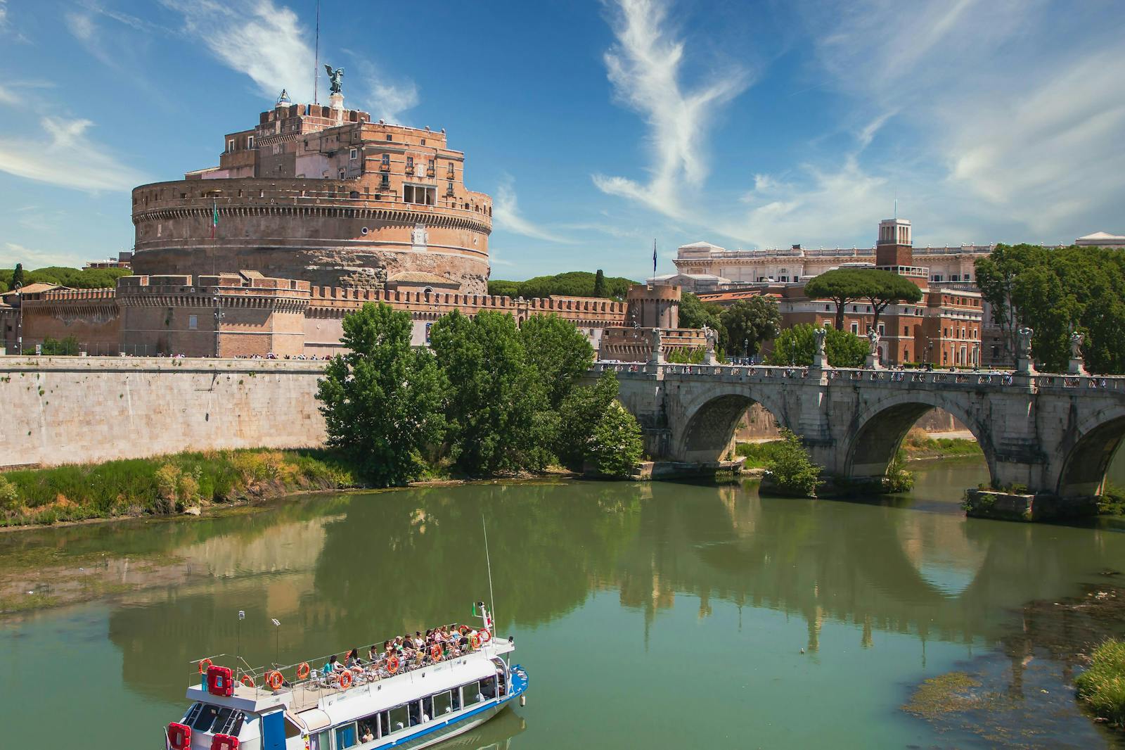 il Castel Sant'Angelo visto dal ponte